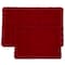 Hastings Home Hastings Home 2 Piece Memory Foam Shag Bath Mat Set - Burgundy 567991RMG - alternate 3